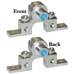 WholesaleCables.com 200-278 F-pin Coaxial Grounding Block 2.5 GHz Single F-pin Female