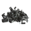 200-962 100 pieces RG6 Dual Cable Clip Black