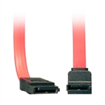 WholesaleCables.com 21SA-5005M 0.5meter 1.5ft Serial ATA (SATA) Cable Single Right Angle Connector Internal