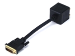 WholesaleCables.com Video Splitter - DVI-D Male to DVI-D Female X 2 - 2518