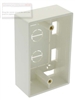 300-626 Surface mount box, single gang, white, includes mounting screws