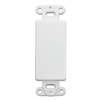 301-1005 Decora Wall Plate Insert White Blank