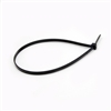 WholesaleCables.com 30CV-00191BK 100 Pieces 11 5/8 inch Nylon Cable Tie Black 50 pound weight limit
