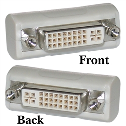 30DV-00400 DVI-I Coupler / Gender Changer DVI-I Female