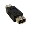 30E3-00400 Firewire Coupler / Gender Changer IEEE-1394a 6 Pin Female / 6 Pin Female