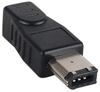 30E3-01200  6-pin (M) to 4-pin (F) IEEE 1394 FireWire Adapter