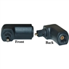 WholesaleCables.com 30F2-73200 Toslink Adapter Right Angle Digital Optical