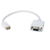 30H1-55000 6inch Mini-DVI to VGA Adapter Cable Mini-DVI Male to HD15 Female