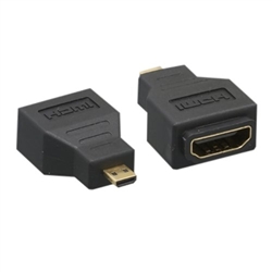 WholesaleCables.com 30HD-31400 Micro HDMI to HDMI Adapter Micro HDMI (Type D) Male to HDMI Female