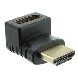 30HH-50210 HDMI High Speed Vertical 90 Elbow Up Adapter