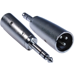 WholesaleCables.com 30XR-14200 XLR Male to 1/4 Stereo Male Adapter