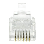 31D0-6P6C 50 Pieces Phone / Data RJ12 Crimp Connectors 6P6C