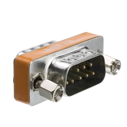 31D1-28100 Mini Null Modem Adpater DB9 Male to DB9 Male