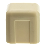 WholesaleCables.com 31R1-005IV 3/4 inch Surface Mount Cable Raceway Ivory End Cap