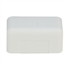 WholesaleCables.com 31R1-005WH 3/4 inch Surface Mount Cable Raceway White End Cap