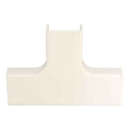 WholesaleCables.com 31R2-006IV 1.25 inch Surface Mount Cable Raceway Ivory Tee