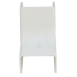 WholesaleCables.com 31R3-009WH 1.75 inch Surface Mount Cable Raceway White Inside Corner/Base