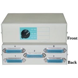 WholesaleCables.com 40C1-09602 3 In / 2 Out Switch Box Centronics 36 (CN36) Female