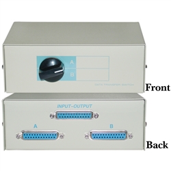 40D3-17602 AB 2 Way Switch Box DB25 Female