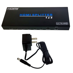 41V3-03040  4 way HDMI Amplified Splitter with Ethernet