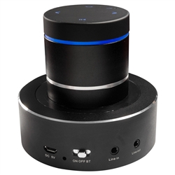 WholesaleCables.com 5002-40100 Vibrating Induction Bluetooth Speaker, 10 meter/33 ft. Range, Black