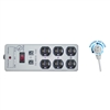 WholesaleCables.com 51W1-08225 25ft Surge Protector 6 Outlet 3 MOV EMI & RFI Modem Protector Power Cord