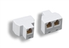 RJ-45 8P8C ONE Female to TWO Female Modular T-ADAPTER