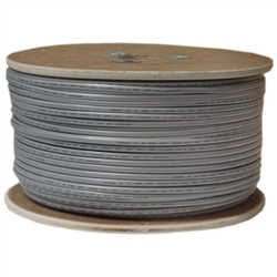 WholesaleCables.com 8606-1000F 1000ft Bulk Phone Cord Silver Satin 28/6 (28 AWG 6 Conductor) Spool