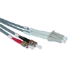 WholesaleCables.com LCST-11001 1meter 3.3ft Fiber Optic Cable LC / ST Multimode Duplex 50/125