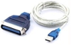 WholesaleCables.com Sabrent SBT-UPPC USB 2.0 to Centronics Printer Cable (CN36M)