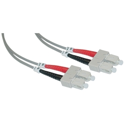 WholesaleCables.com SCSC-11001 1meter 3.3ft Fiber Optic Cable SC / SC Multimode Duplex 50/125