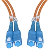 WholesaleCables.com SCSC-11104 4meter 13.1ft Fiber Optic Cable SC / SC Multimode Duplex 62.5/125