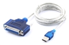 WholesaleCables.com Sabrent USB-DB25F USB 2.0 to DB25F Parallel Printer Cable