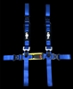 Snap in 2"inch Seat Belt Padded Blue