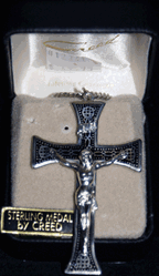 Sterling Silver Crucifix - 2.25 Inch