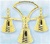 Gold Plated Altar Bells