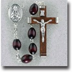 Brown Wood Handcrafted Rosary