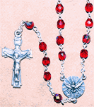 Red Holy Spirit Rosary