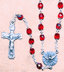 Red Holy Spirit Rosary