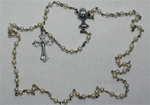 First Communion White Rosary