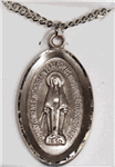 Large Sterling Silver Miraculous Medal