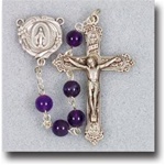 Genuine Amethyst Rosary