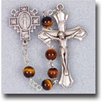 6mm Genuine Tiger's Eye Rosary