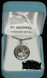 Round Saint Michael Medal