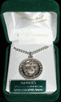 Saint Michael Sterling Silver Medal - Marines
