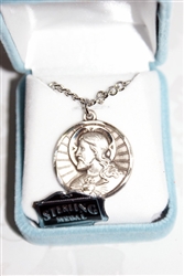 Sacred Heart of Jesus Sterling Silver Medal