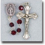 January Birthstone Rosary