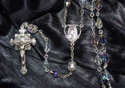 Teardrop Swarovski Crystal Rosary