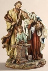 Holy Family in Workshop - 9.5 Inch