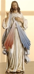 Divine Mercy Statue - 10 Inch